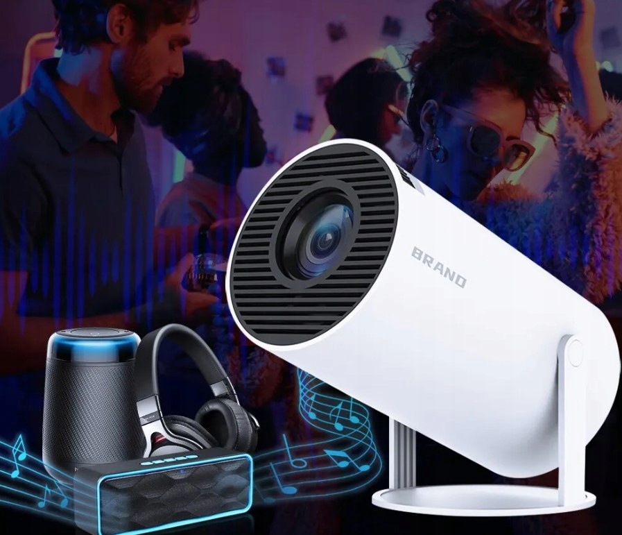 PROJEKTOR RZUTNIK FULL HD MINI PRZENOŚNY OBROTOWY LED + KABEL HDMI GRATIS EAN (GTIN) 8711148972594