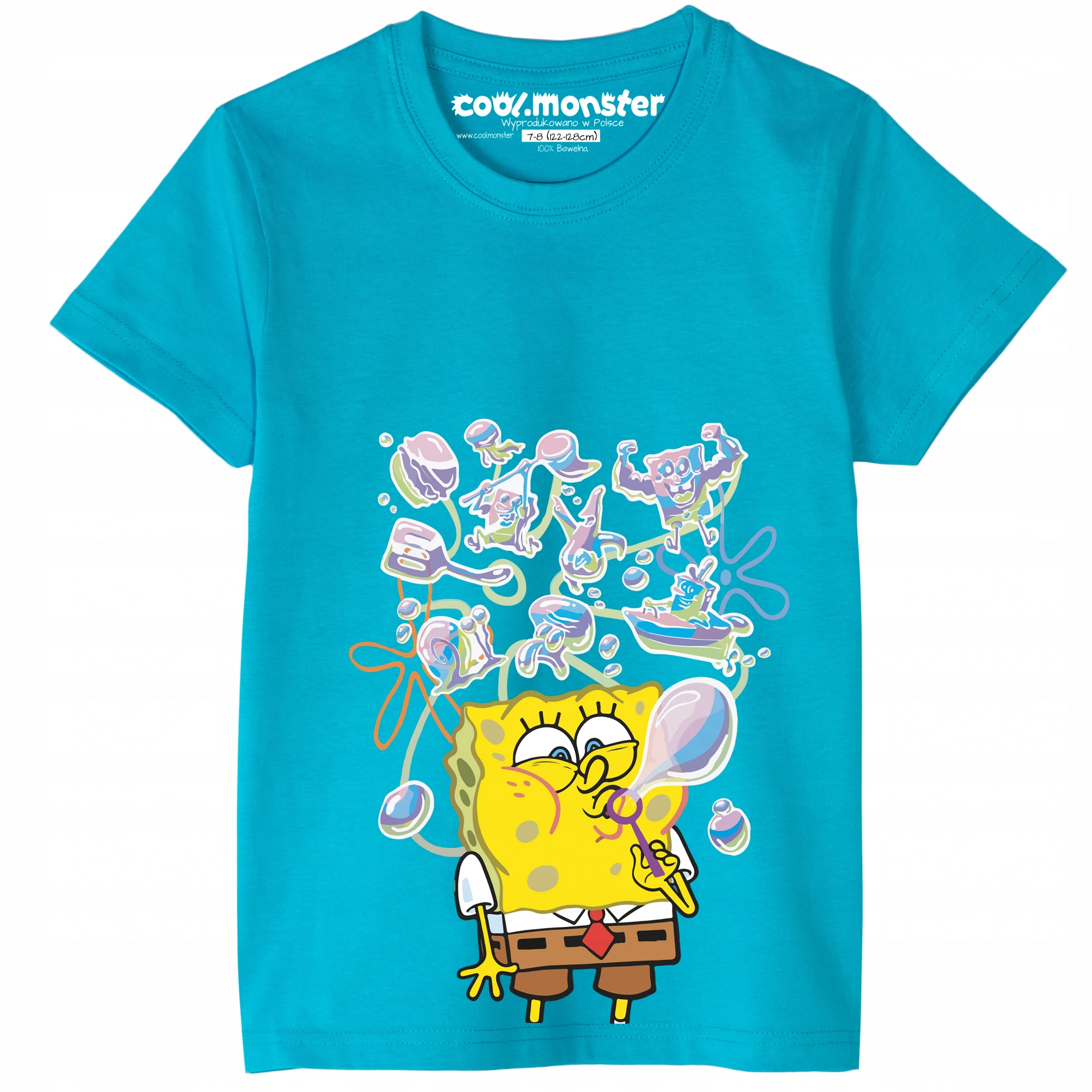 

Spongebob Koszulka T-Shirt Dziecięcy Bawełna 140