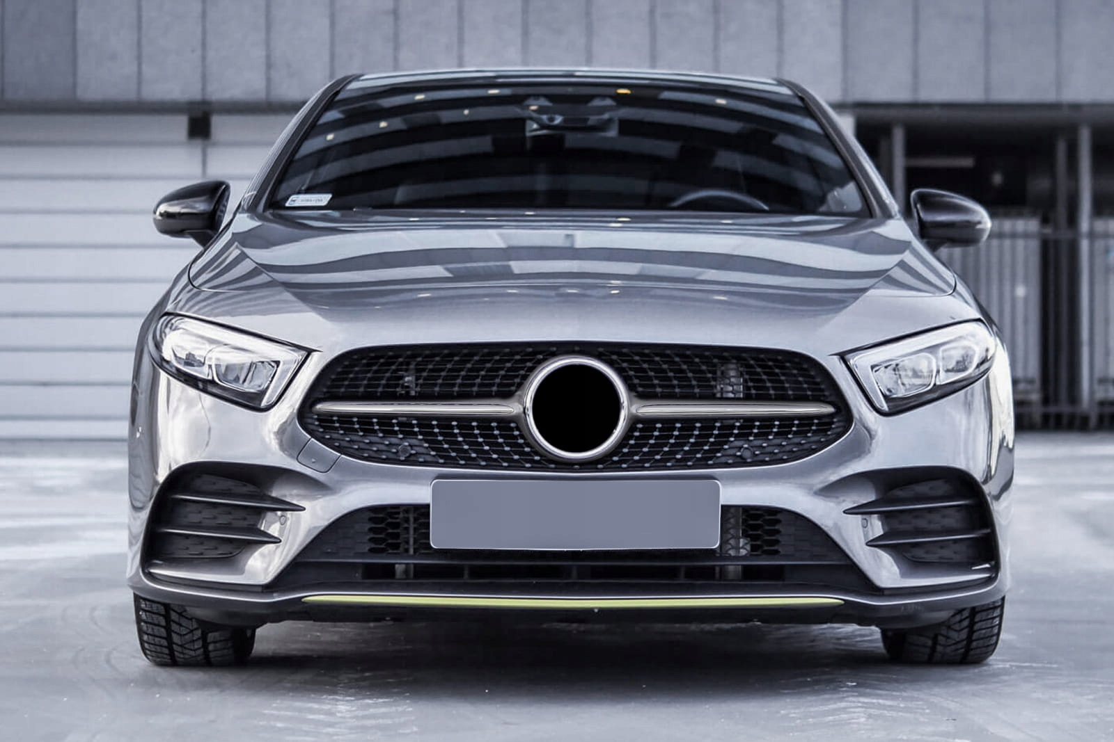 MERCEDES A-CLASS W177 2018 GRILL DIAMOND SREBRNY Producent części Inny