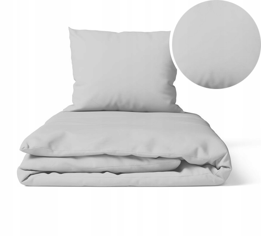 Hotelové Povlečení 160x200 cm 2xPOVLEČENÍ 70x80 Sada Povlečení Ocelové