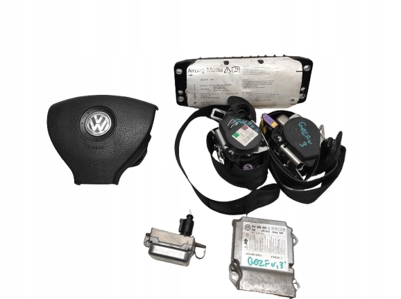 VW GOLF V 5 3D 03- PODUSZKI PASY MODUŁ