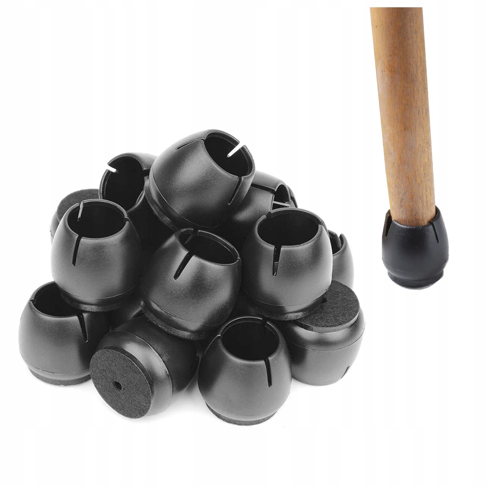 

16x Nakładki Nogi Meble Krzesła Stół filc 17-21mm