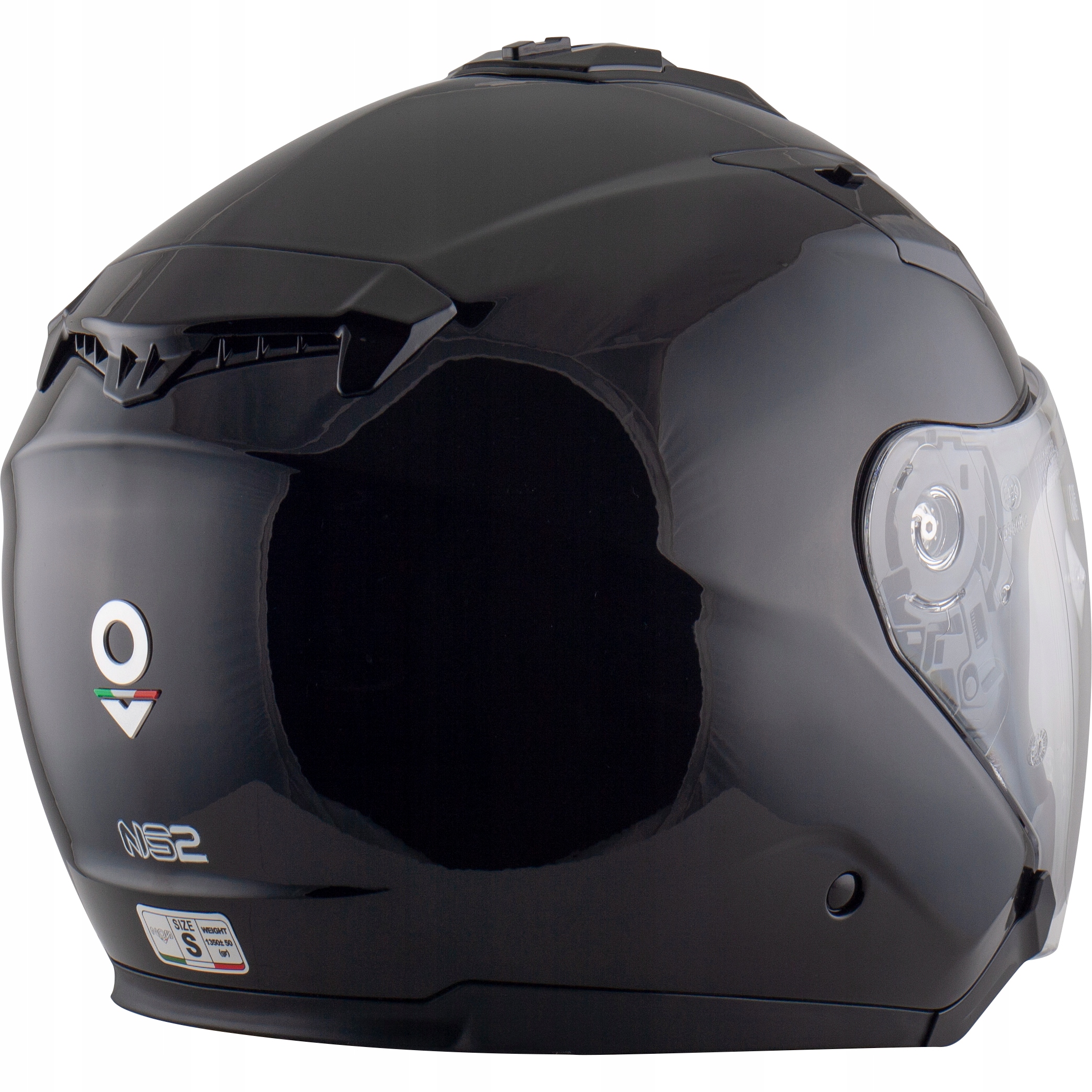 Kask Motocyklowy Jet otwarty z blendą NOS NS-2 Black S Numer katalogowy producenta NS0200SMBK