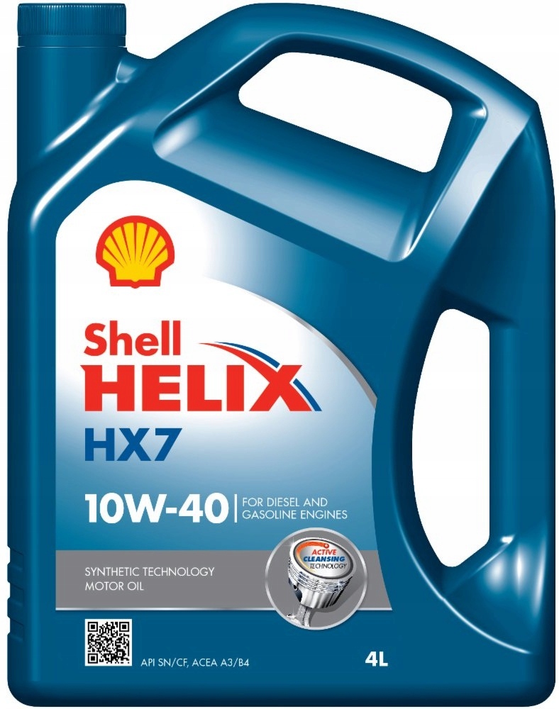 Моторное масло SHELL HELIX HX7 10W40 4L