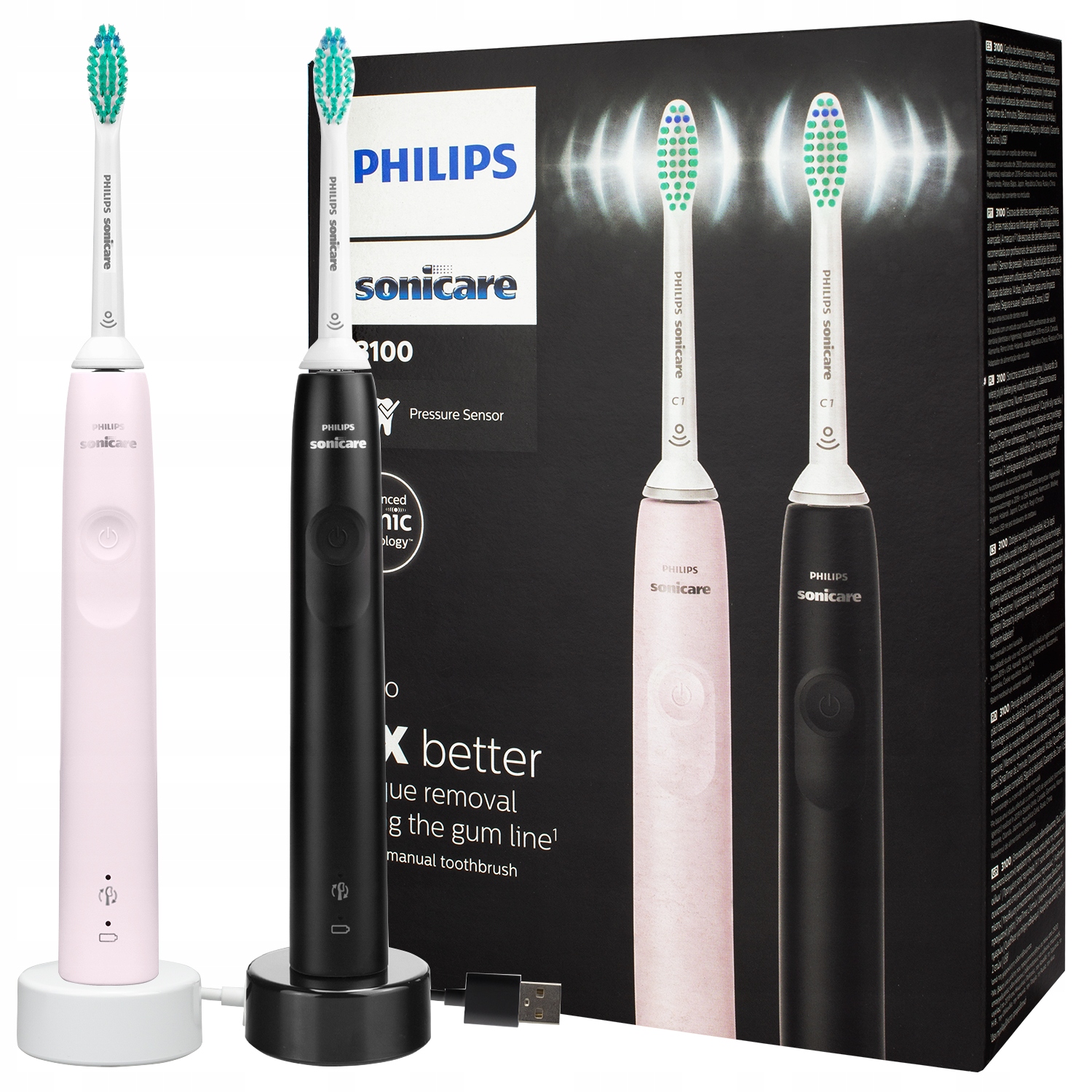

2x Szczoteczka Soniczna Philips Sonicare HX3675/15