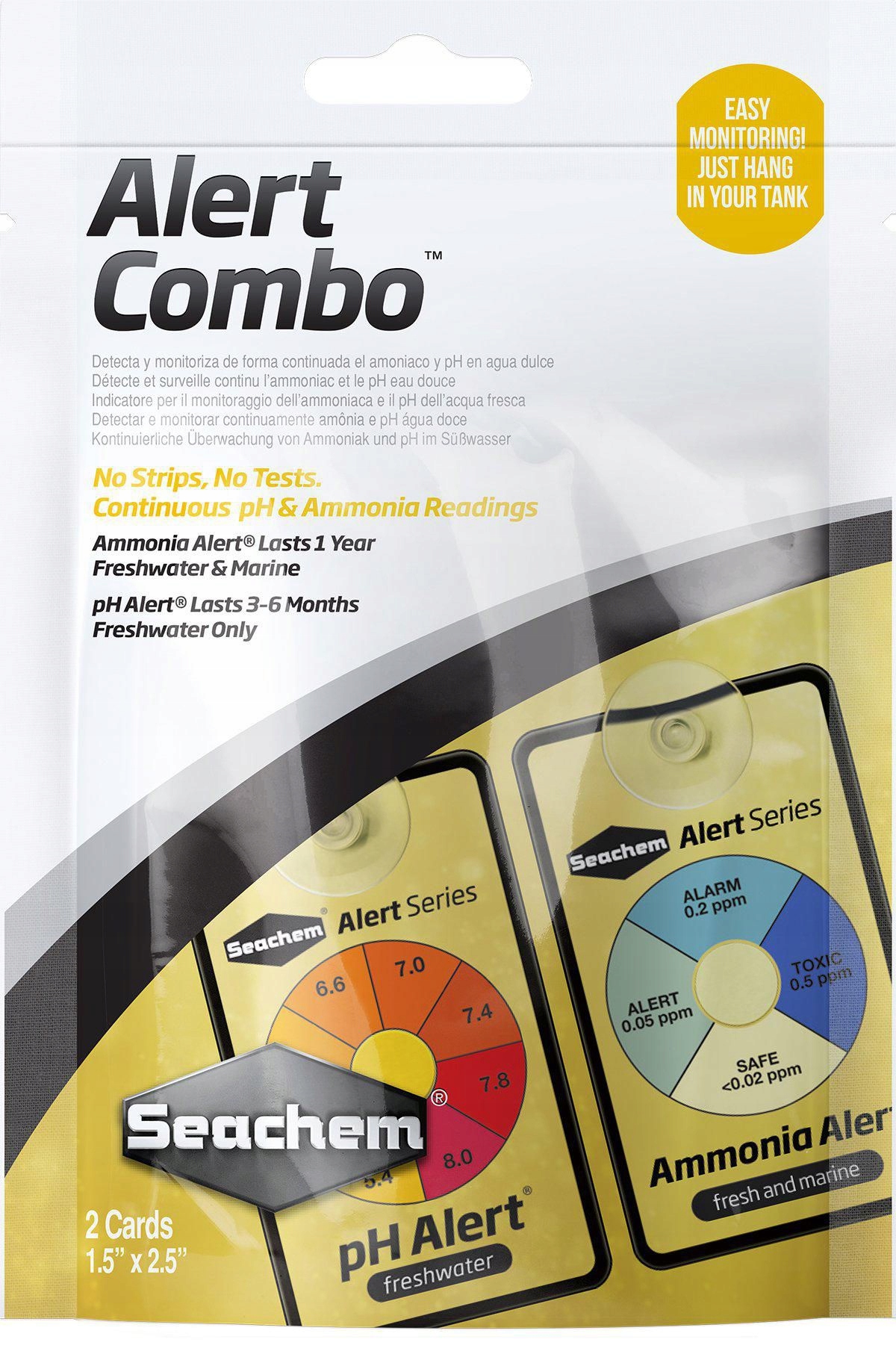 Seachem Alerts Combo Pack 6 Měsíců Ph/amoniak (159.0012)