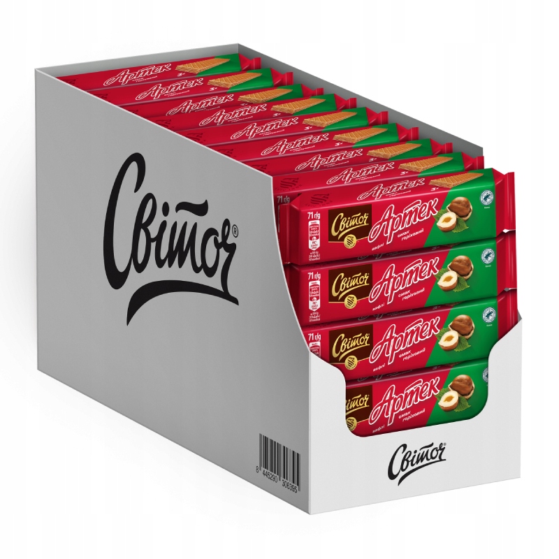 Levně Ořechové oplatky v čokoládě od firmy Nestle "Switocz Artek" 45 ks x 71 g