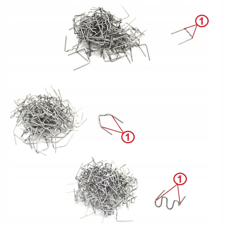 

Zszywki zgrzewarki spawarki plastiku Premium