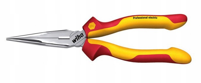 Wiha szczypce półokrągłe Vde 200 mm cięcie chwytanie elektryka