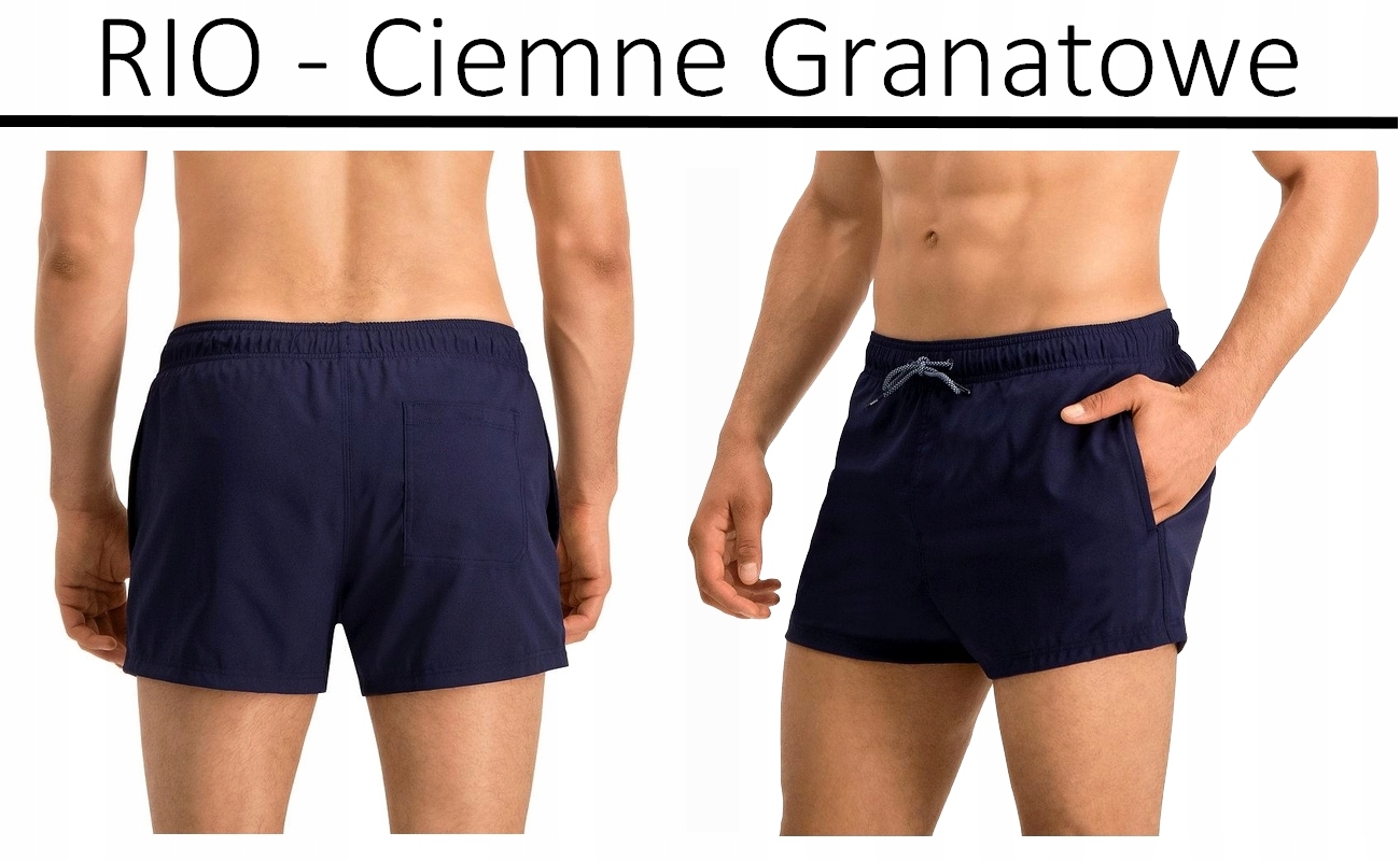 SZORTY Krótkie SPODENKI KĄPIELOWE MĘSKIE KĄPIELÓWKI #3XL Kolor żółty