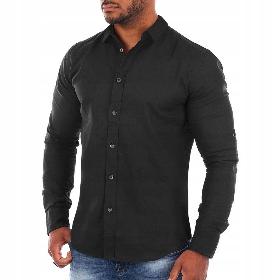 Pánská košile s límečkem Prodyšná, vypasovaná Bavlna