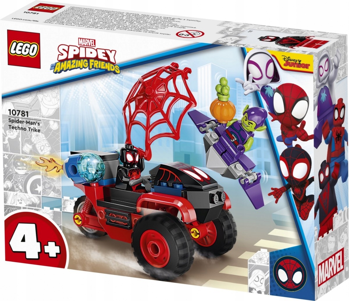 

10781 klocki lego Technotrójkołowiec Spider-Mana