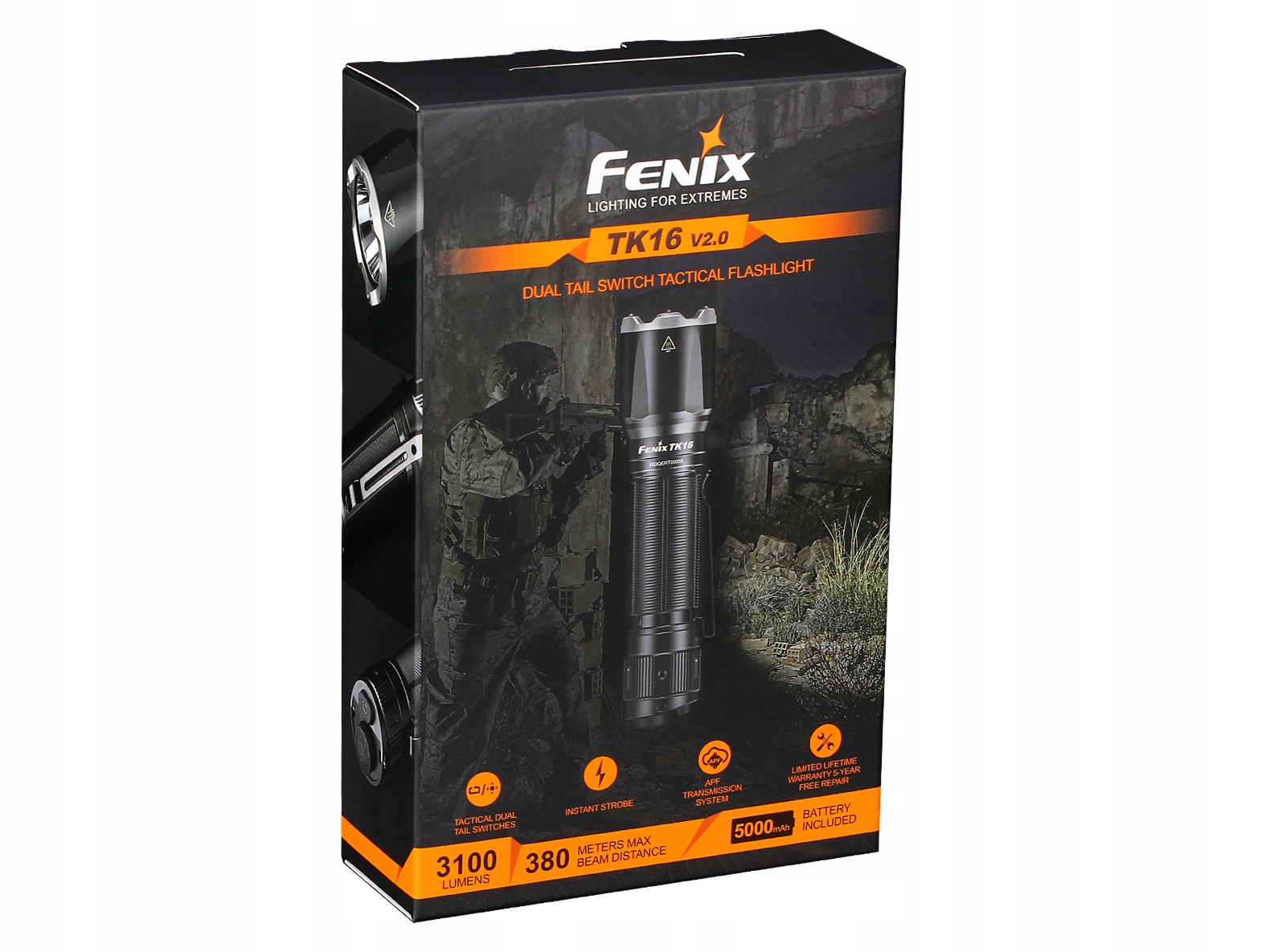 Fenix TK16 V2.0 – 3100 lm Latarka Taktyczna Pro 380 m Usb-c IP68