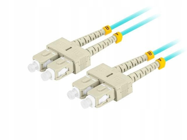 Patchcord światłowodowy Lanberg MM Sc/upc-sc/upc Duplex 3.0mm OM3 50/125 Ls