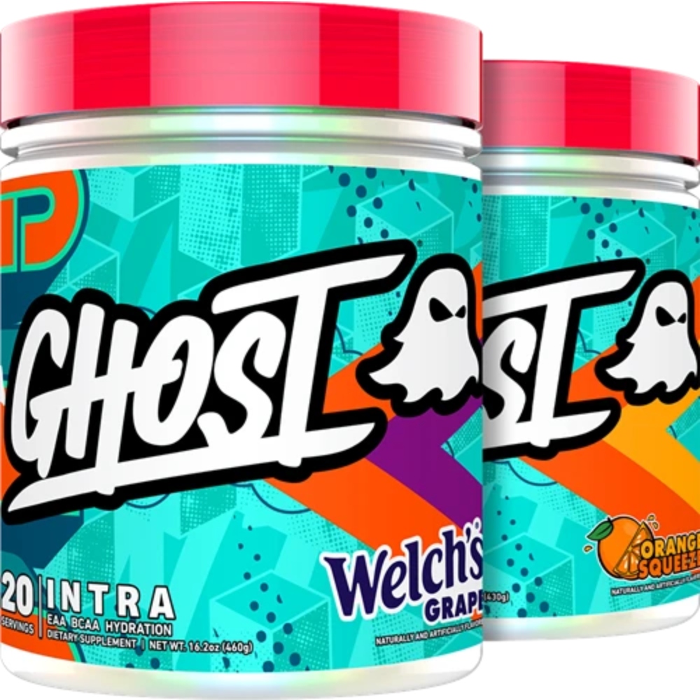 Ghost Intra 20 porcí 430 g 460 g Sour Strips Rainbow Candy