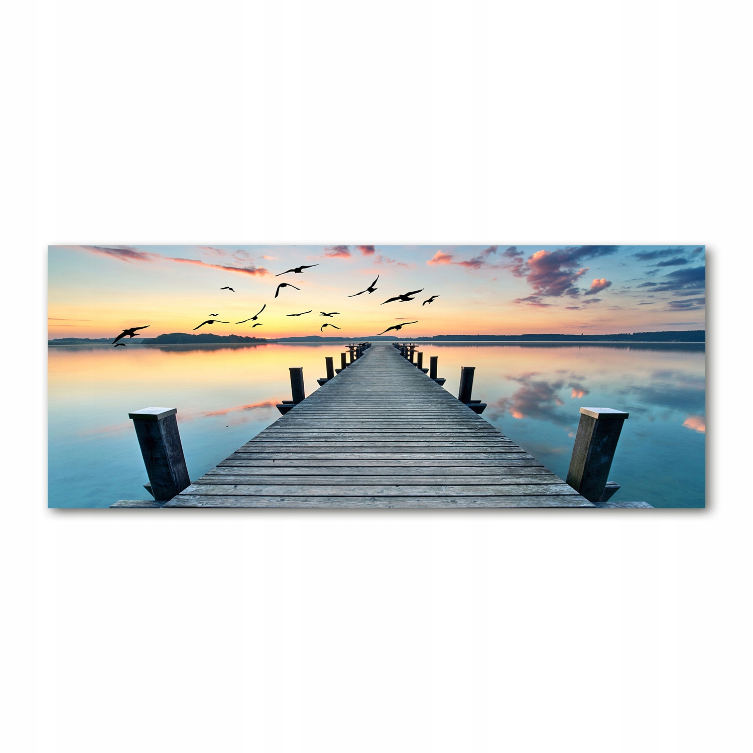 

Foto obraz akryl zdjęcie Drewniane molo 125x50 cm