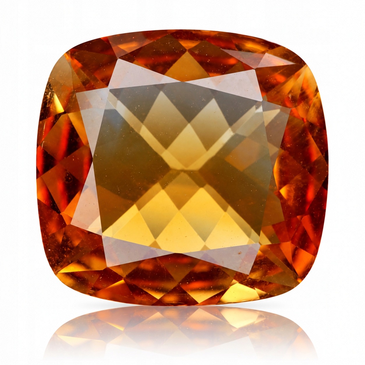 Přírodní citron 7.35 ct Cushion Brazílie VVS1