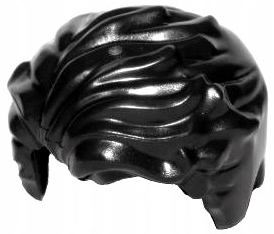 

Lego Włosy Męskie Falowane 23186 Czarne Nowe