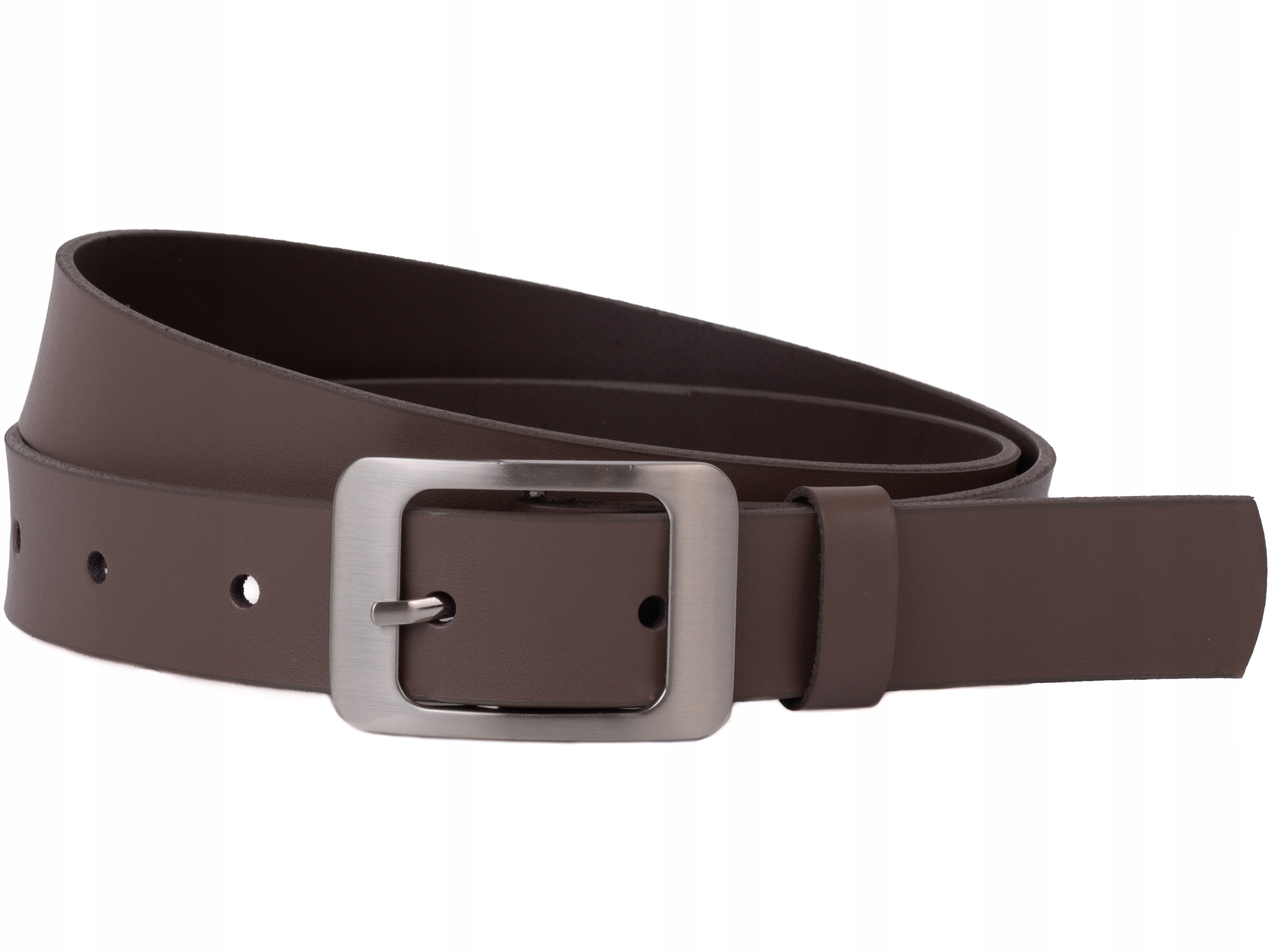 

Skórzany Pasek damski 3cm Cappucino