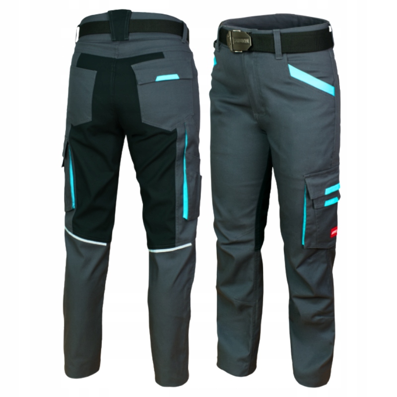 Spodnie damskie robocze długie Elastyczne Stretch Slim Bhp r. 52