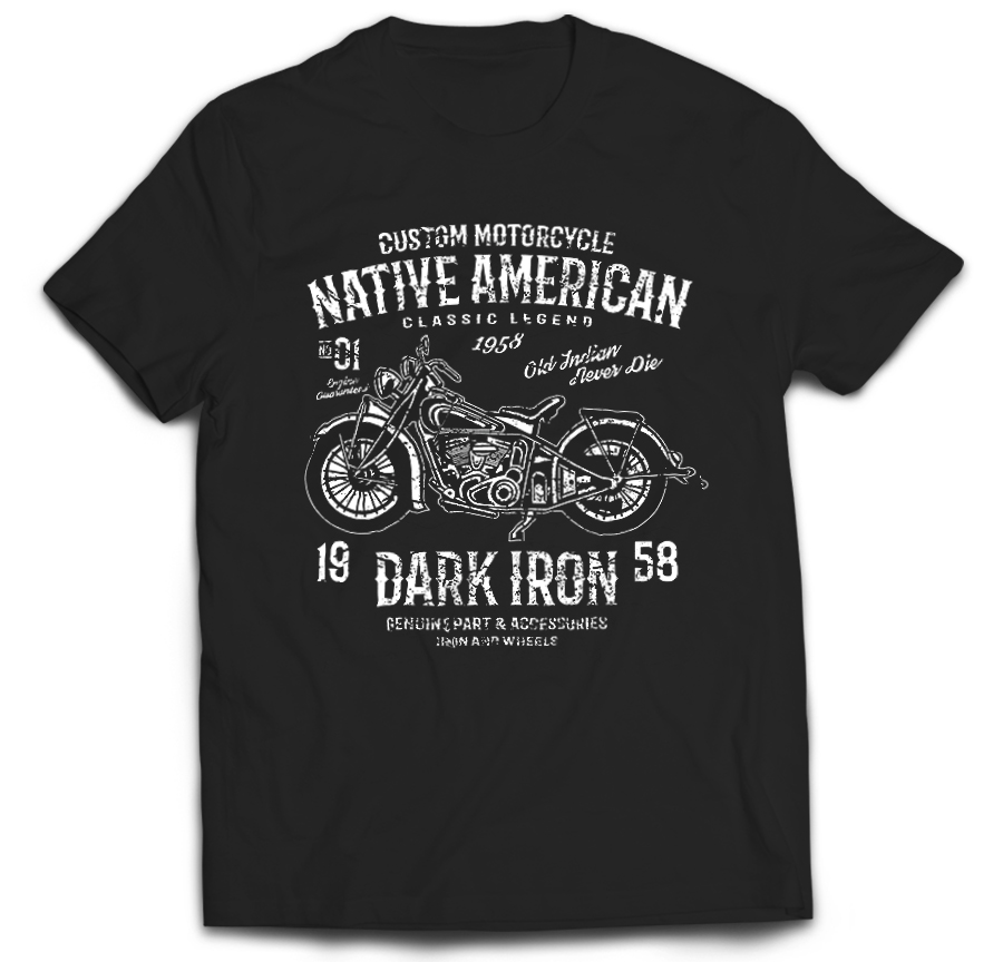 

Tshirt motocykl motor chopper motocykle harley L