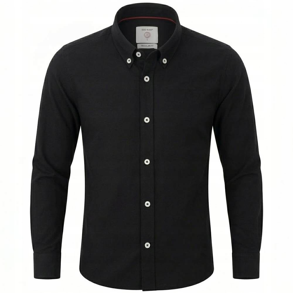 Ego Man košile pánská RE-245-04 regular fit L černá