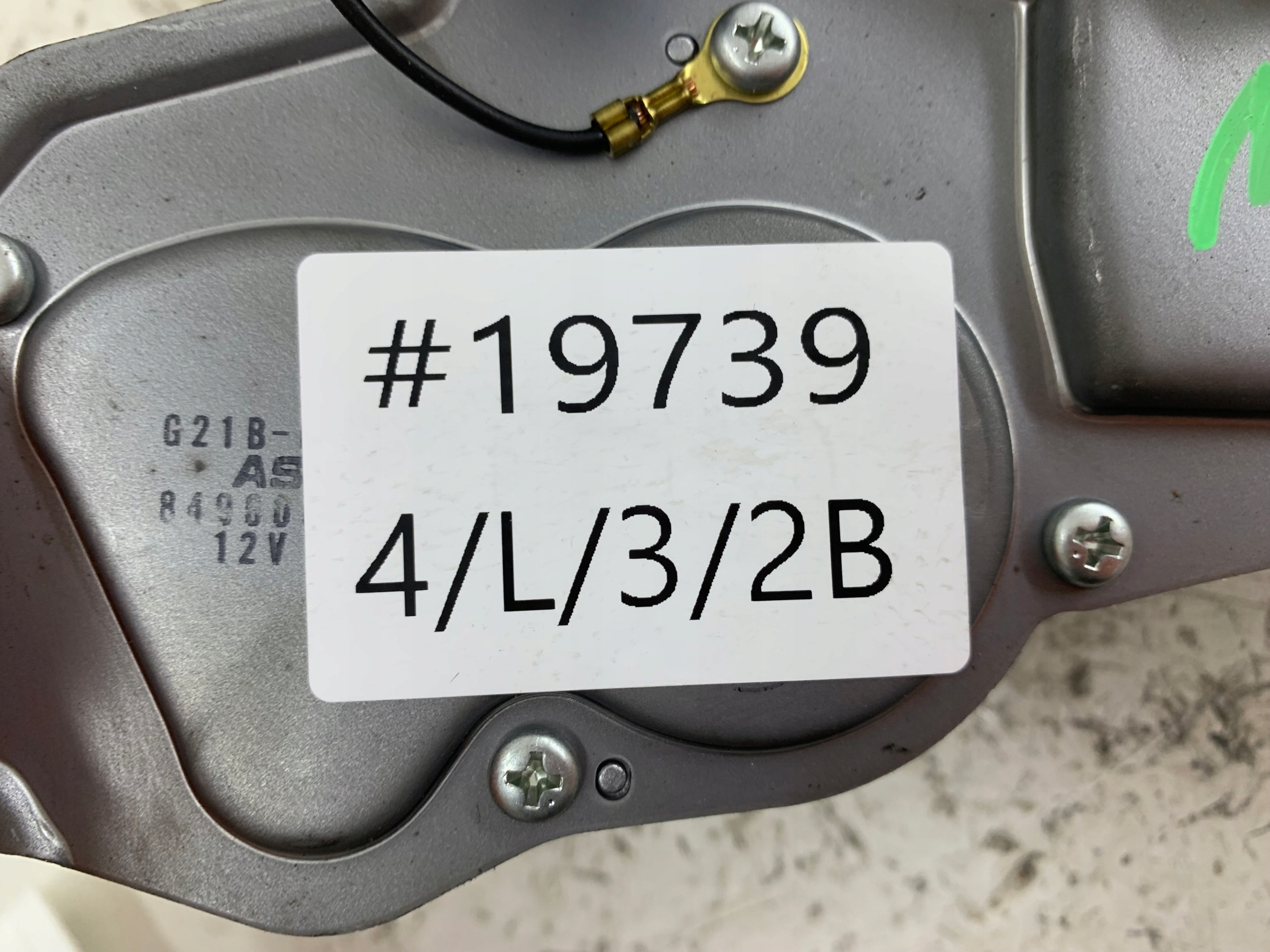 MAZDA 6 GG KOMBI wiper mechanism rear part 849600-0042