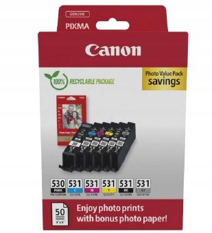 Canon cartridge PGI-530/CLI-531 Pgbk/c/m/y/bk/gy Photo VALUE/Multipack