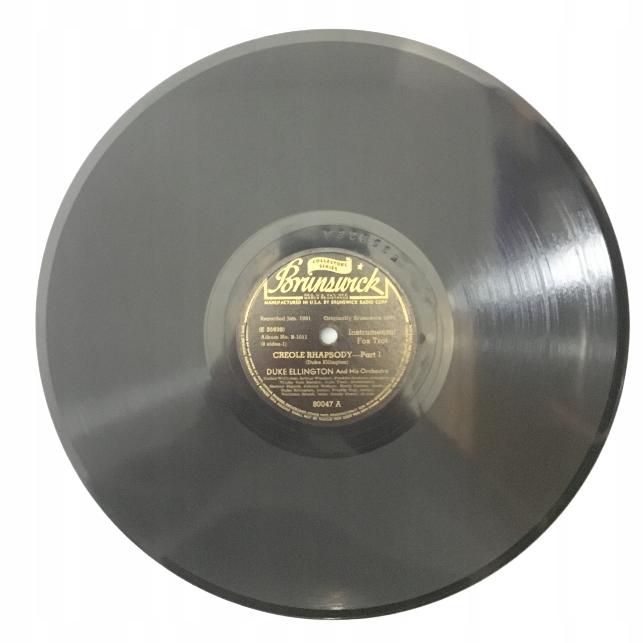 Duke Ellington Creole Rhapsody Part 1, 2 80047 Brunswick