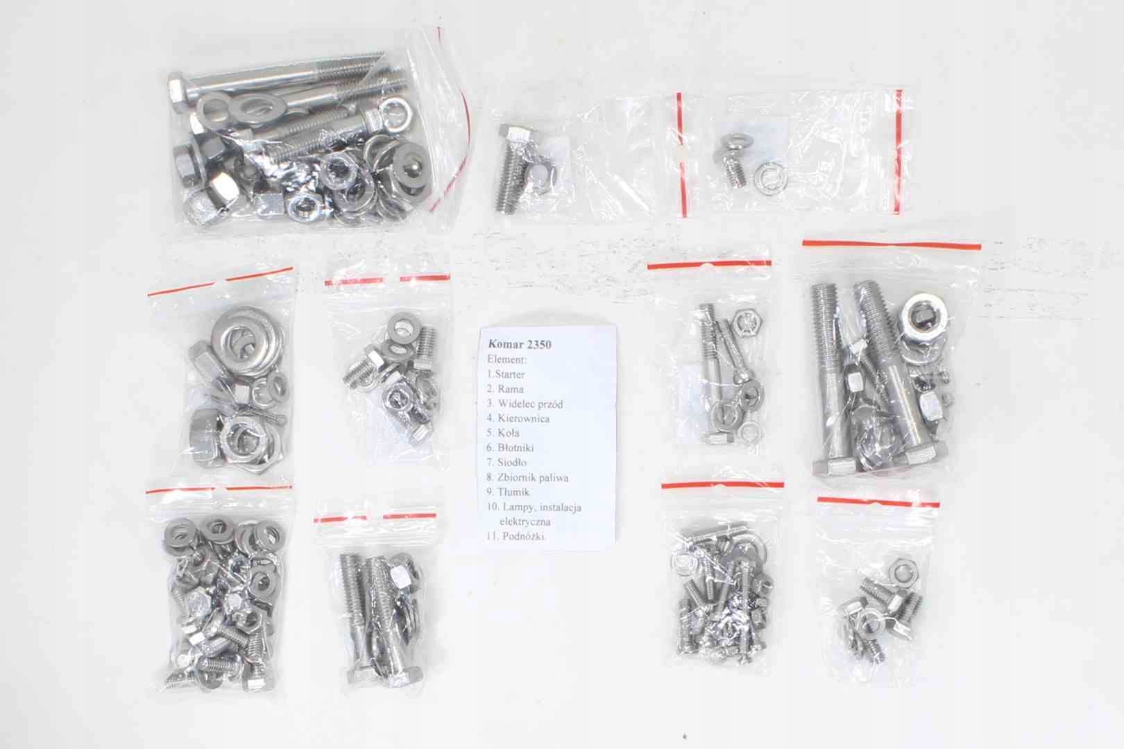 ROY14235 - МОСКИТНЫЕ БОЛТЫ 2350 КОМПЛЕКТ ДЛЯ ВСЕГО ДВИГАТЕЛЯ НЕРЖАВЕЮЩАЯ СТАЛЬ