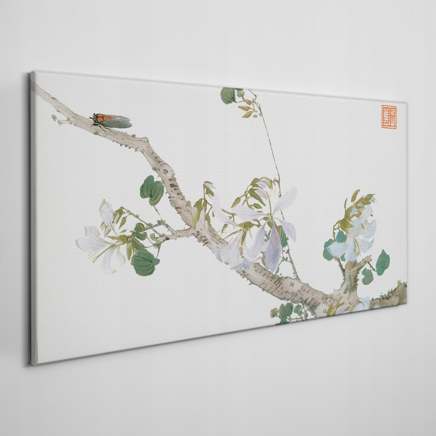 

Obraz ścienny na płótnie Owady i kwiaty 140x70 cm