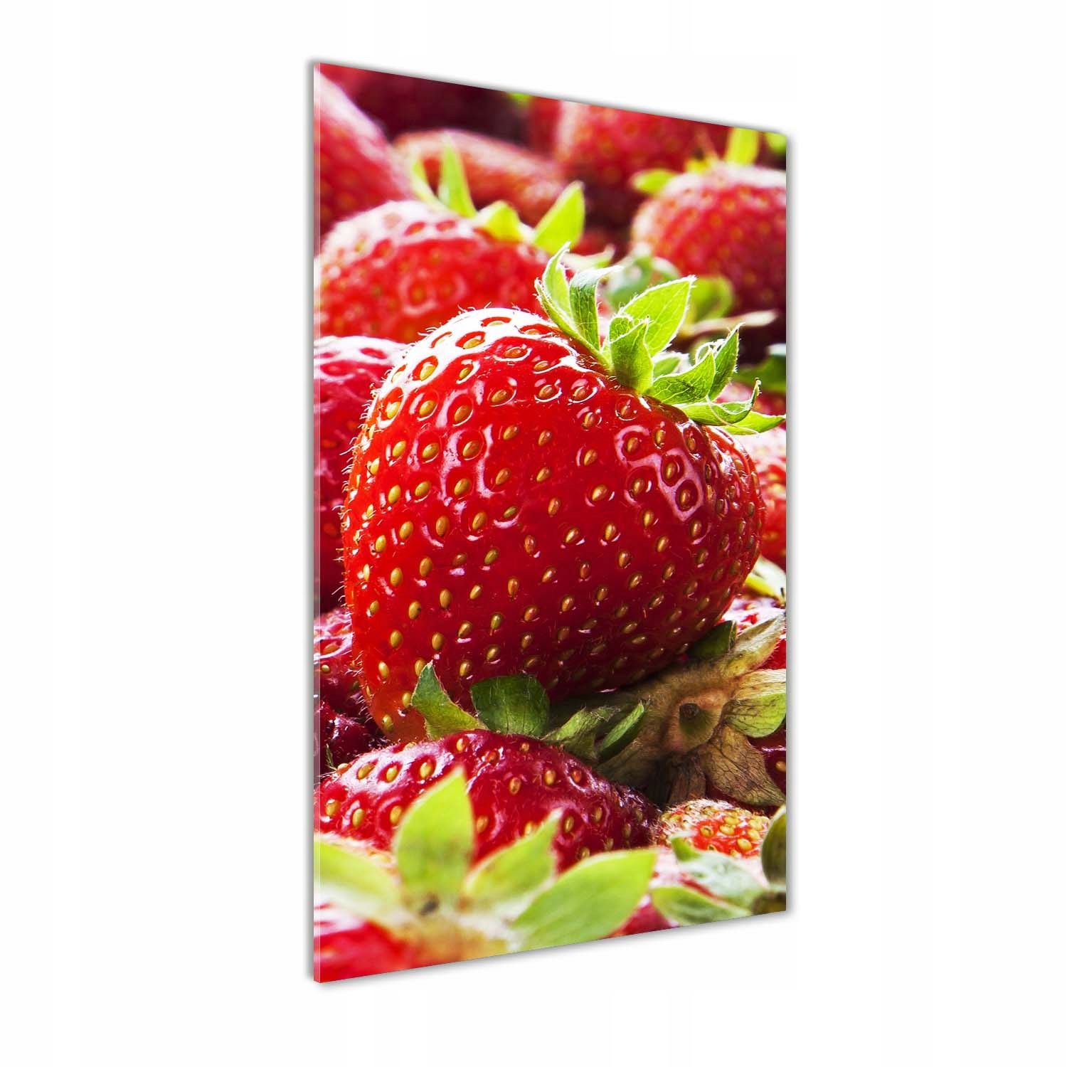 Fotoobraz tvrdené sklo Jahody 60 x 120 cm