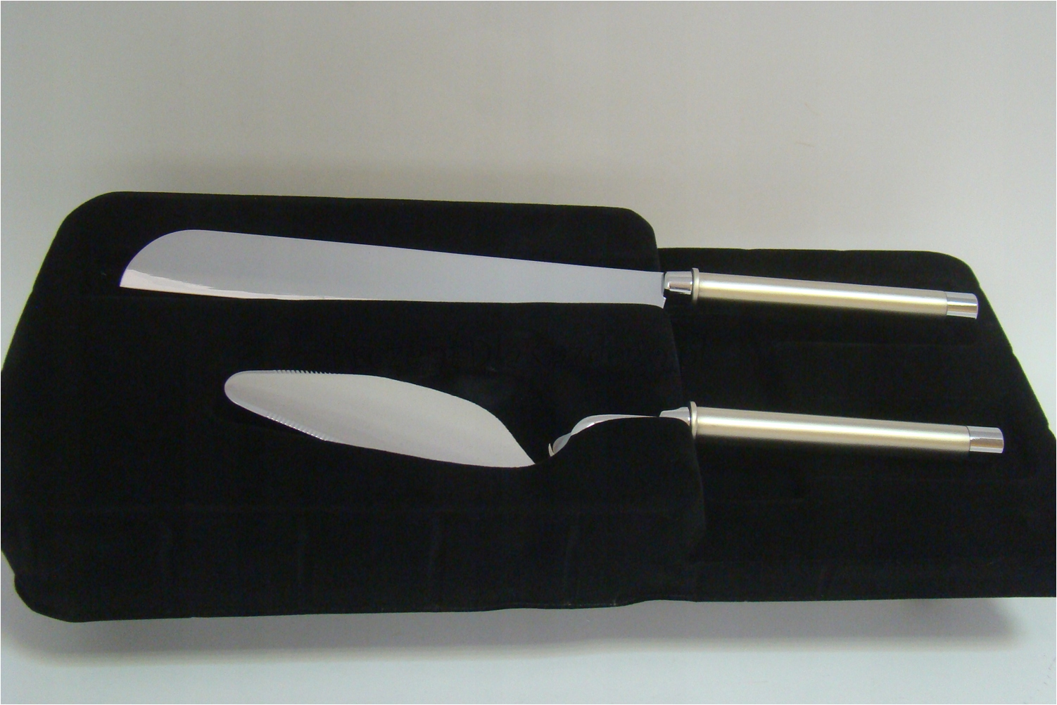 

Łopatka i nóż do ciasta Zestaw stal Perle Regent