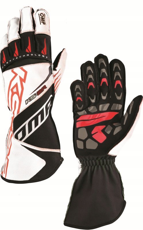 Rukavice Omp KS-2R my2022 bielo-čierne veľ. L