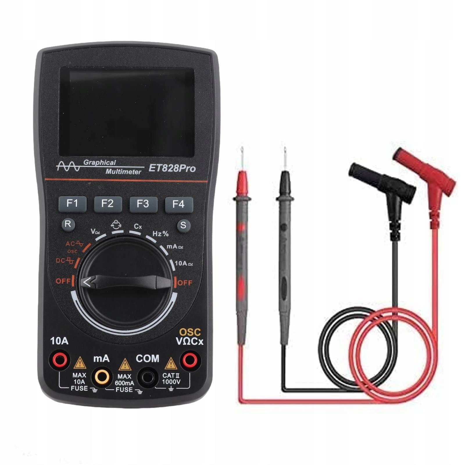 Digitálny Multimeter Prúdu LCD Oscyloskop 2.5Msps 1MHz