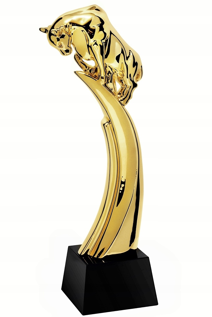 QRX003-G Odlitá soška Modern Bull v ozdobném provedení