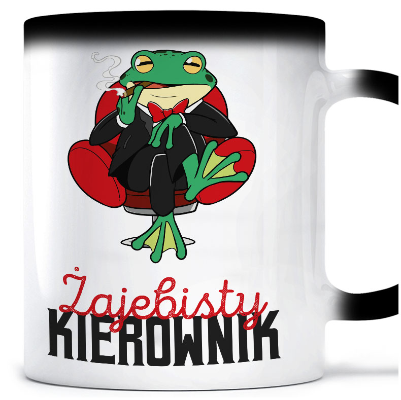 

Kubek Magiczny Żaba Żajebisty Kierownik