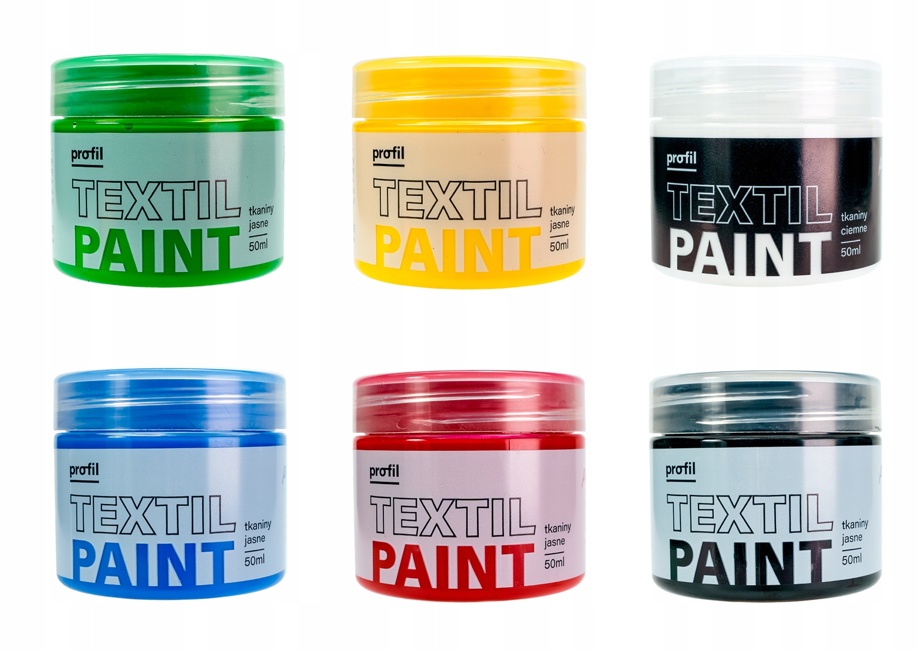 ZESTAW MALARSKI DO TKANIN JASNYCH FARBY PĘDZLE EAN (GTIN) 5903949758405