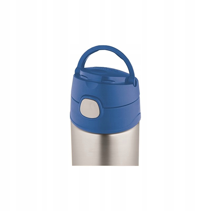 THERMOS, Termos dziecięcy ze słomką stalowy - niebieski, 470 ml Marka Thermos