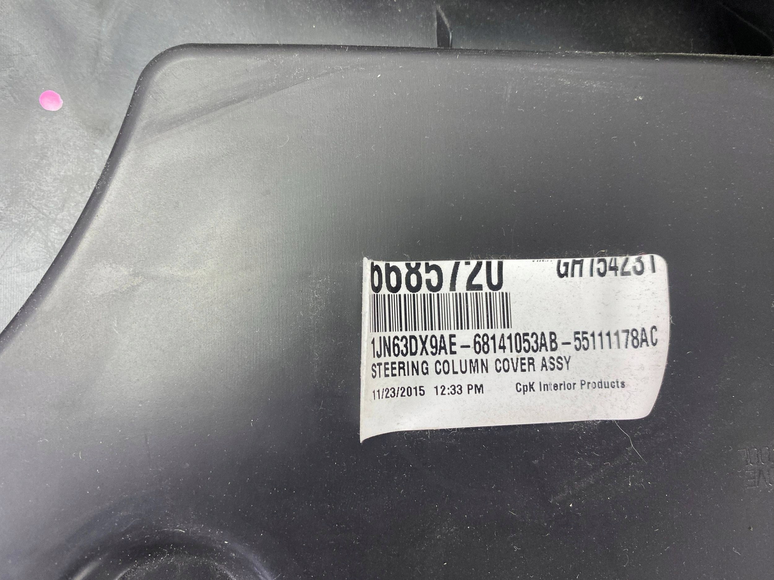 Blende Abdeckung der Lenksäule lenkrad Dodge Charger Challenger 2015+