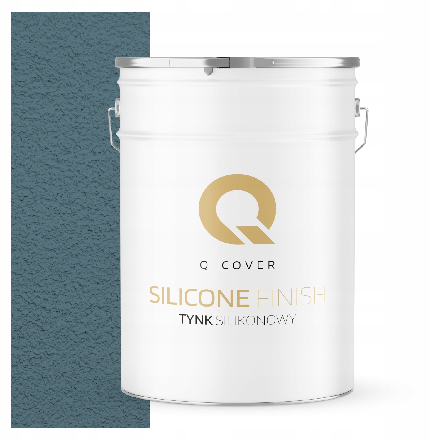 Silikónová Fasádna Omietka Tmavomodrá F136 25KG Granulácia 1.0 mm