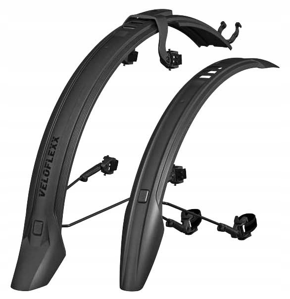 Błotniki rowerowe Veloflexx 65 (29'') zestaw czarne