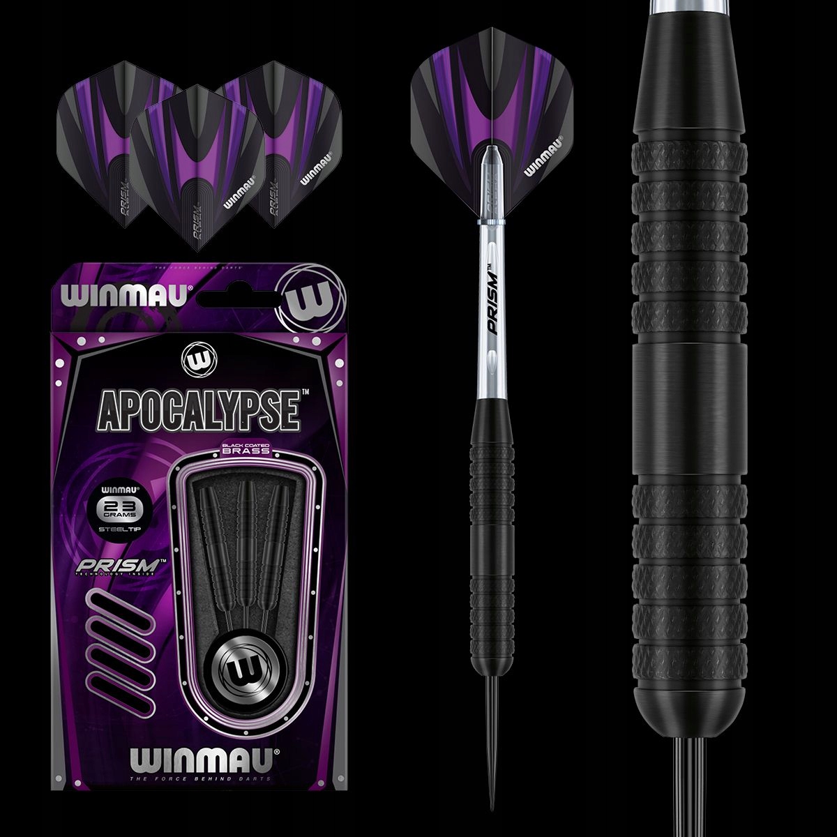 Lotki Rzutki WINMAU APOCALYPSE 23g Steel Tip Dart Marka Winmau
