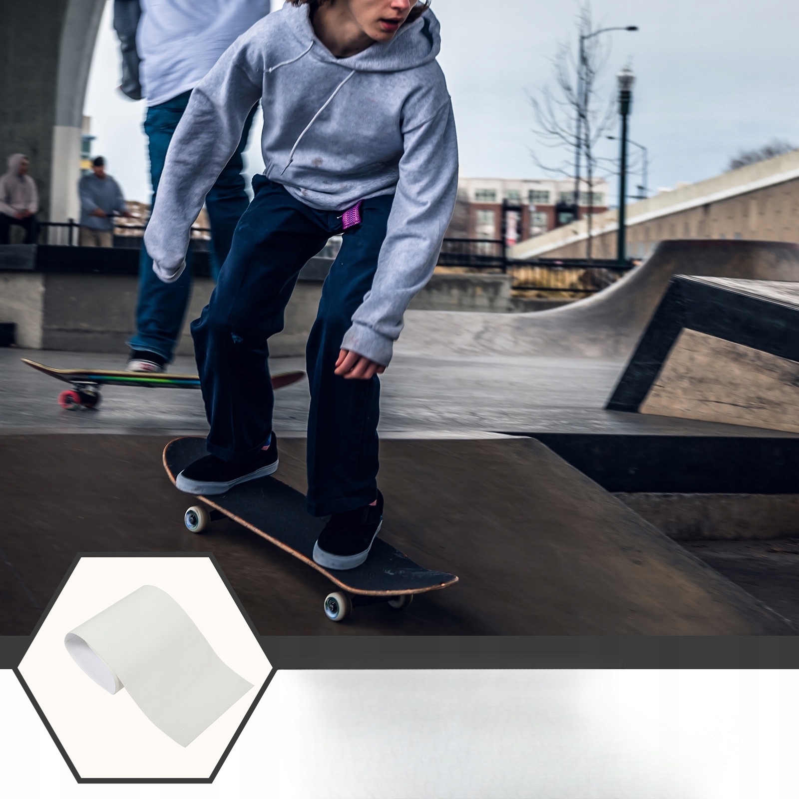 SAMOPRZYLEPNA TAŚMA DO DESKOROLKI WIELOFUNKCYJNA Model 52434594