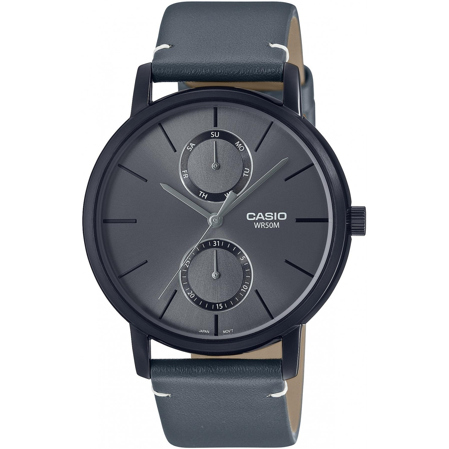 Pánské Hodinky Casio MTP-B310BL-1AVEF šedý pásek