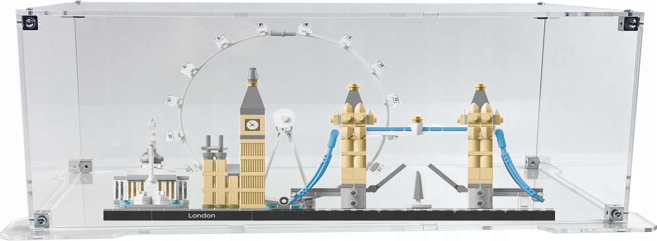 Vitrína s podstavcem Drewlandia pro stavebnici Lego 21034 Architecture Londýn