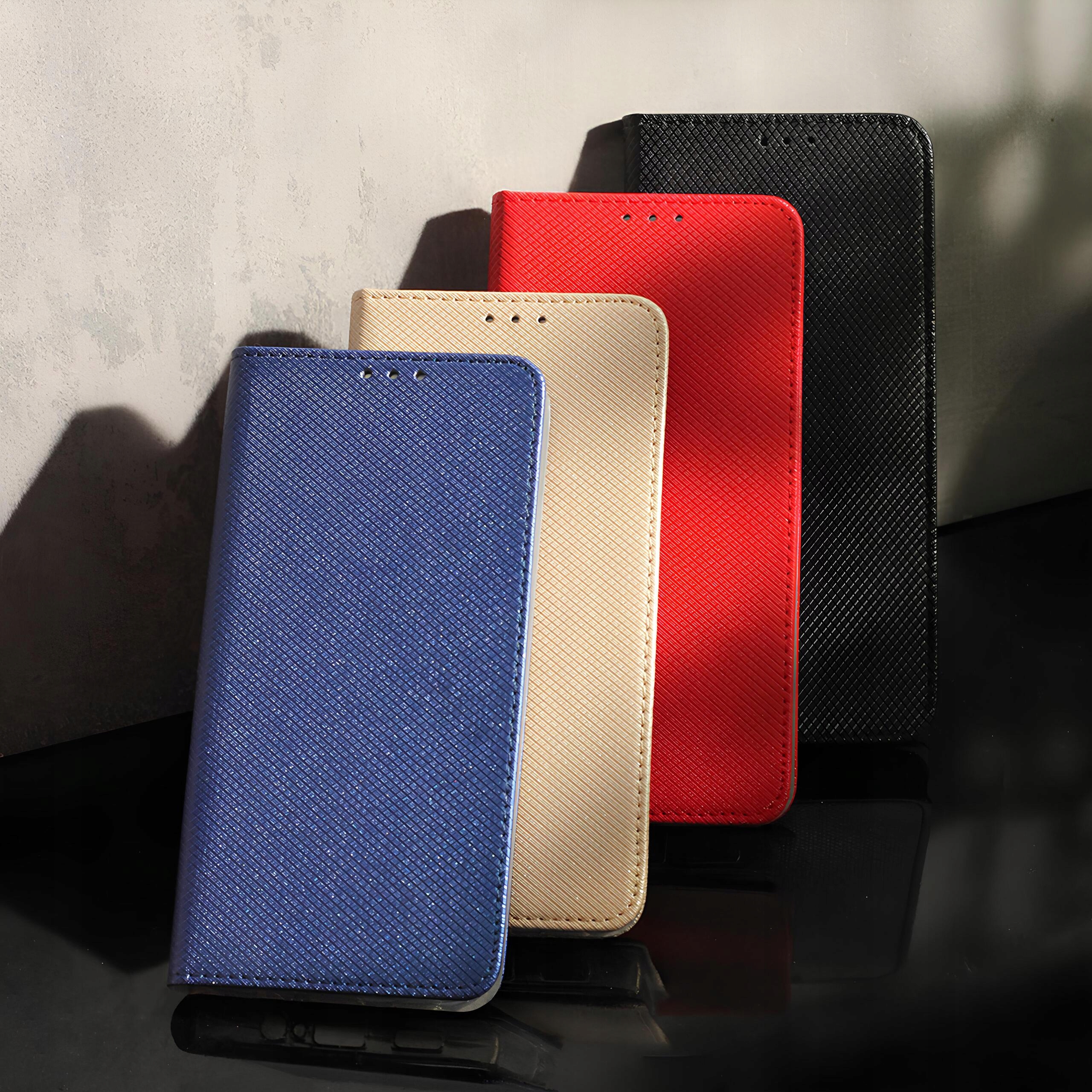 Etui do Xiaomi Redmi 12 SMART MAGNET CASE PORTFEL + SZKŁO Funkcje pochłanianie wstrząsów