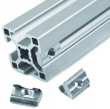 Wpust rowkowy ze sprężyną M8 do rowka 8mm