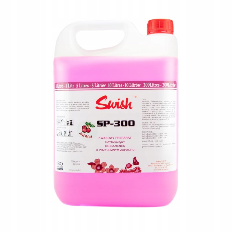 

Swish SP-300 – Płyn do mycia łazienki – 5 l