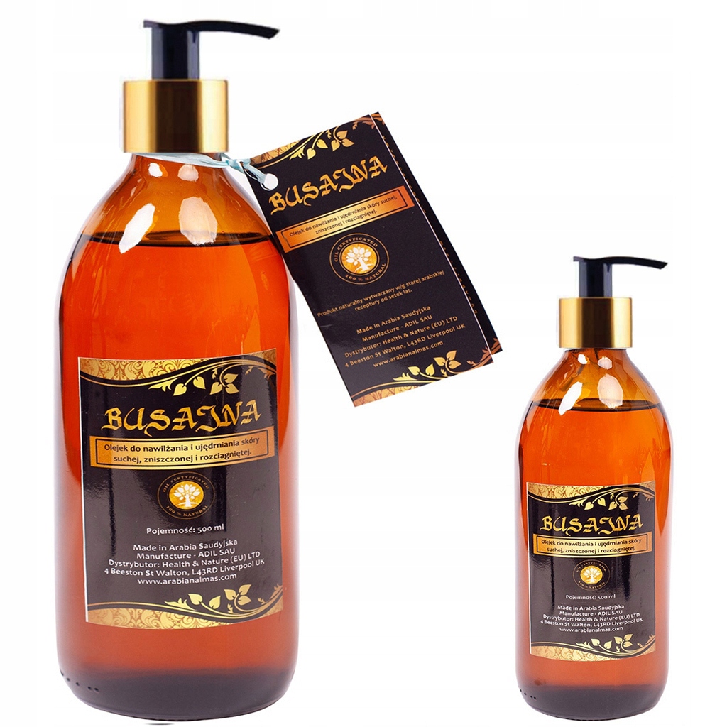 Olej Busajna Pro Suchou A Nataženou Pokožku, Hydratuje A Zpevňuje Dárek